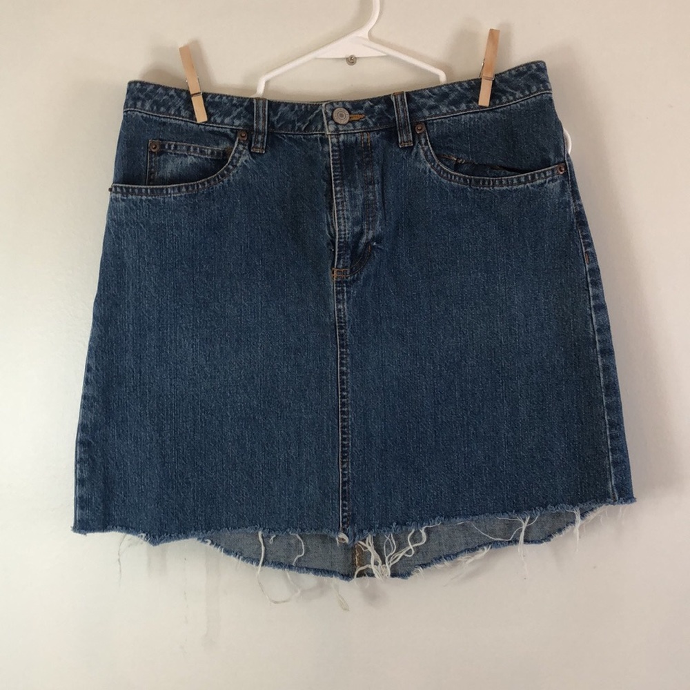 old navy denim skirt size 8